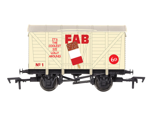 Dapol Ventilated Van Fab Lolly No.1 Weathered OO Gauge 4F-012-054