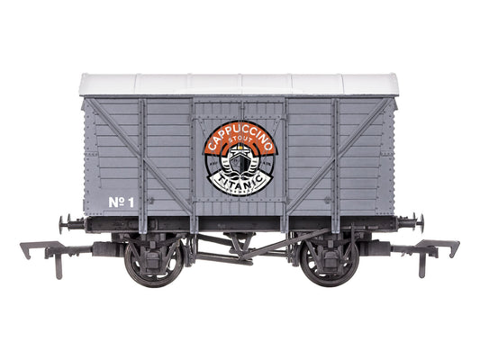 Dapol Ventilated Van Titanic Brewery Cappuccino Stout Wthrd 4F-012-078 OO Gauge