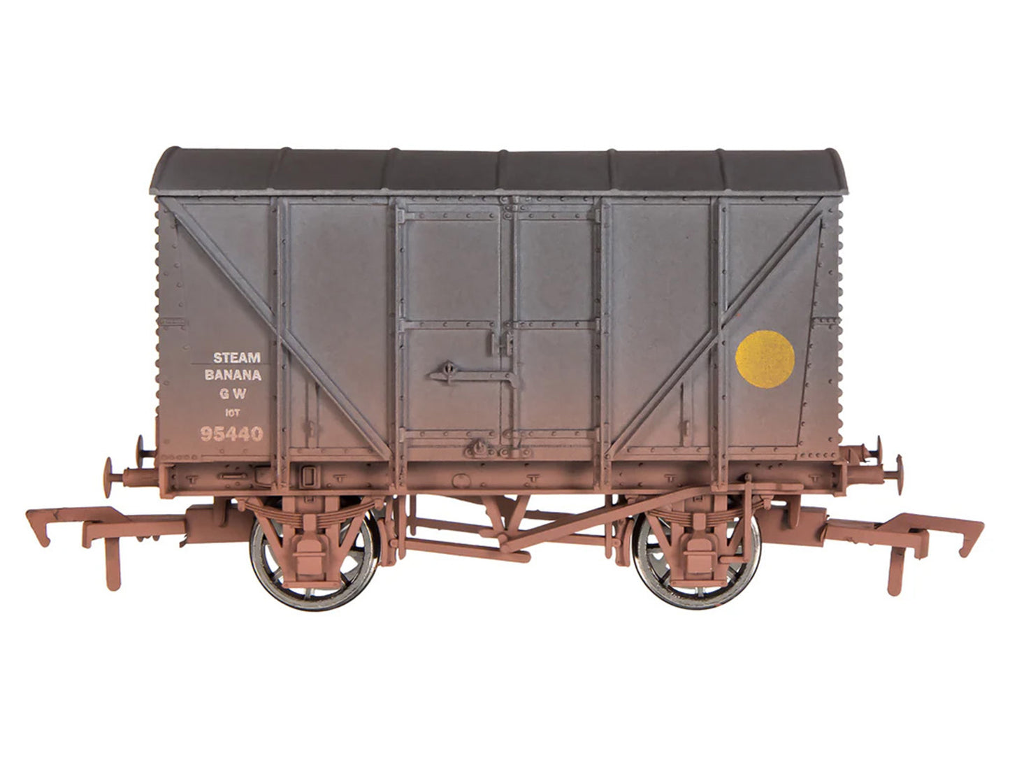 Dapol Banana Van GWR Grey 95440 Weathered OO Gauge 4F-016-132