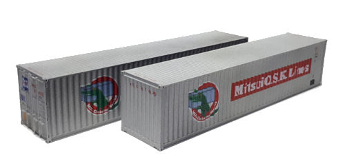Dapol 40ft Container Pack (2) Mitsui Lines DA4F-028-102 OO Gauge