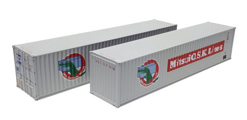 Dapol 40ft Container Pack (2) Mitsui Lines Weathered DA4F-028-103 OO Gauge