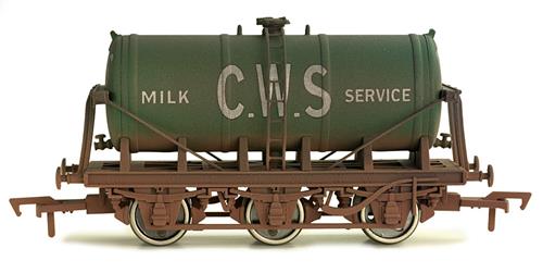 Dapol 6 Wheel Milk Tank CWS Weathered OO Gauge DA4F-031-026
