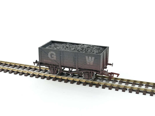 Dapol 5 Plank Wagon GWR 251250 Weathered OO Gauge 4F-051-058
