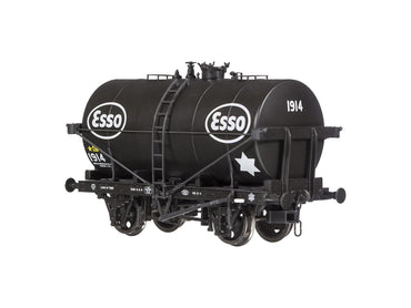 Dapol 14t Class B Tank Wagon Shell-Esso Black 1914 DA4F-059-004 OO Gauge