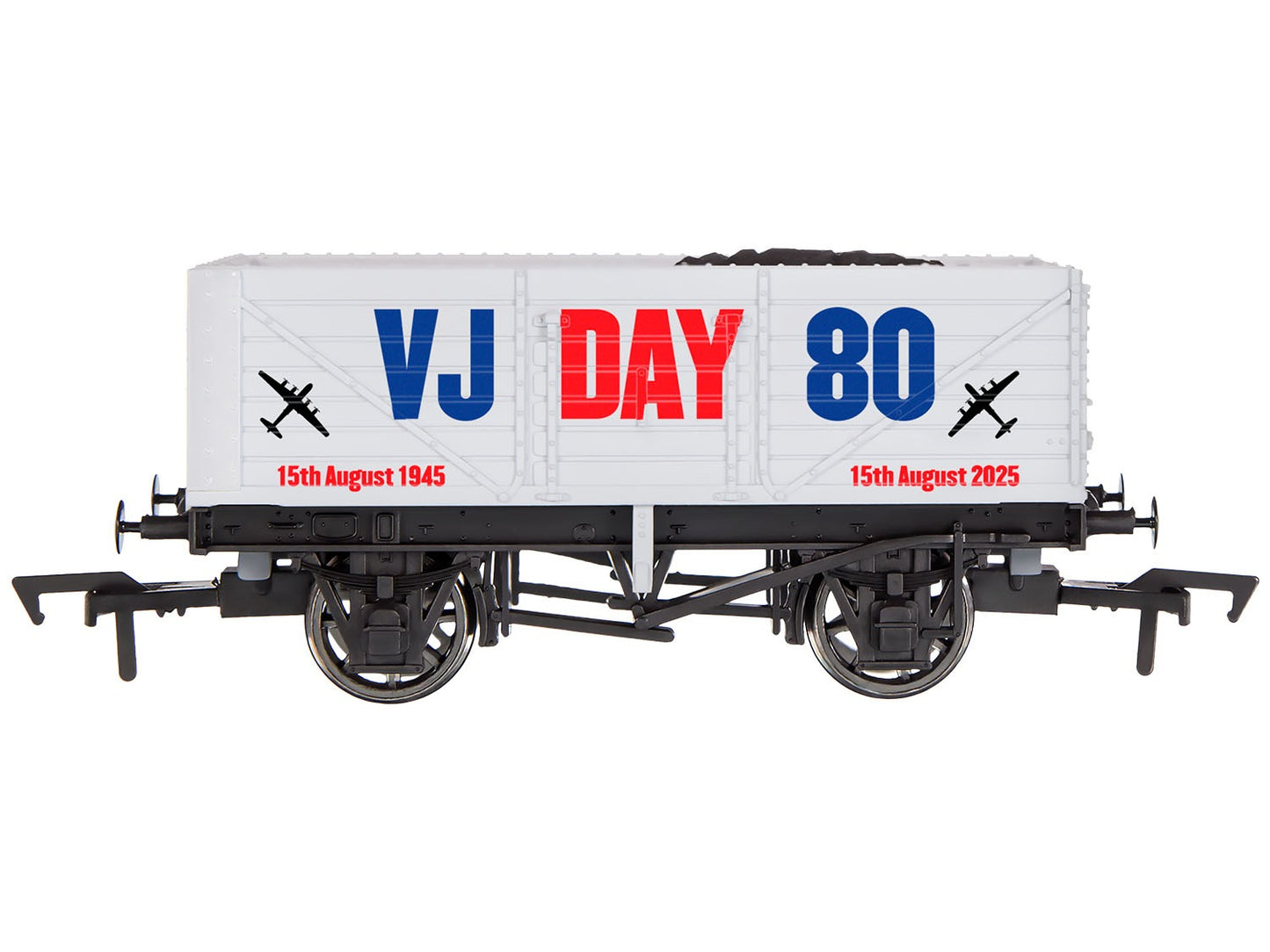 Dapol 7 Plank Wagon VJ Day 80th Anniversary Airforce Weathererd DA4F-071-189