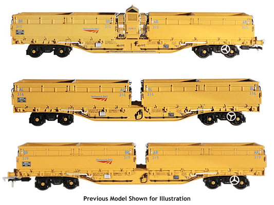 Dapol MRA Ballast Wagon Set Railtrack Network Rail Decals DA4F-075-002 OO Gauge