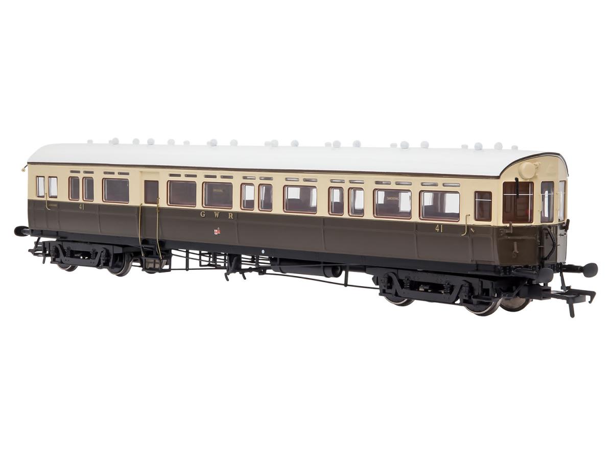 Dapol GWR Autocoach 41 GWR Twin Cities Chocolate/Cream DA4P-004-003 OO Gauge
