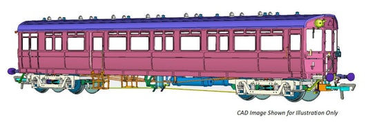 Dapol GWR Autocoach W38 BR Maroon DA4P-004-007 OO Gauge