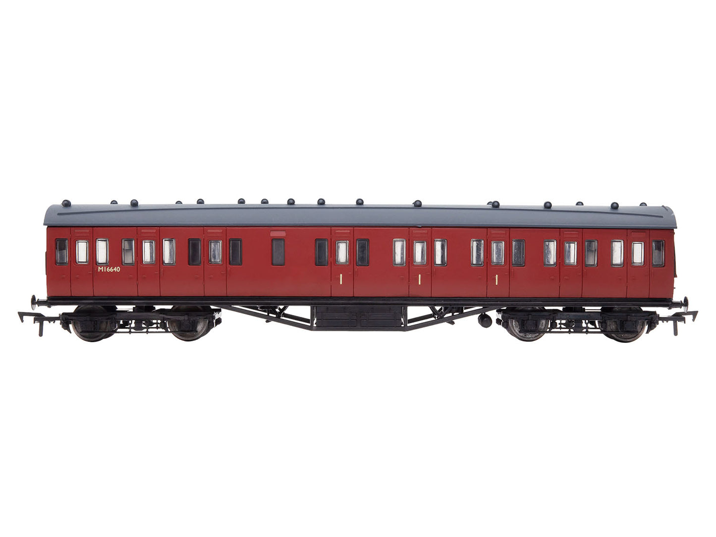 Dapol 57ft Stanier Non-Corr Composite BR Unlined Carmine M16440 DA4P-010-051
