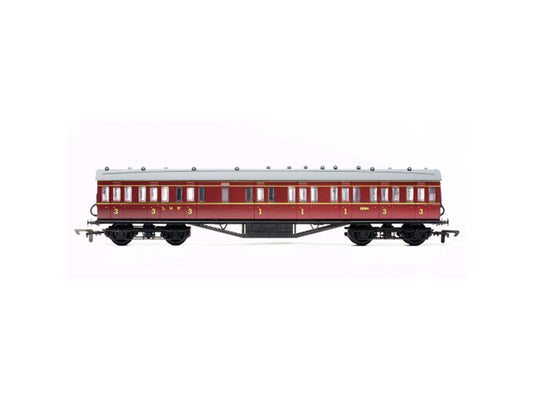 Dapol 57ft Stanier Non Corridor Composite LMS Lined Maroon 19180 DA4P-010-101