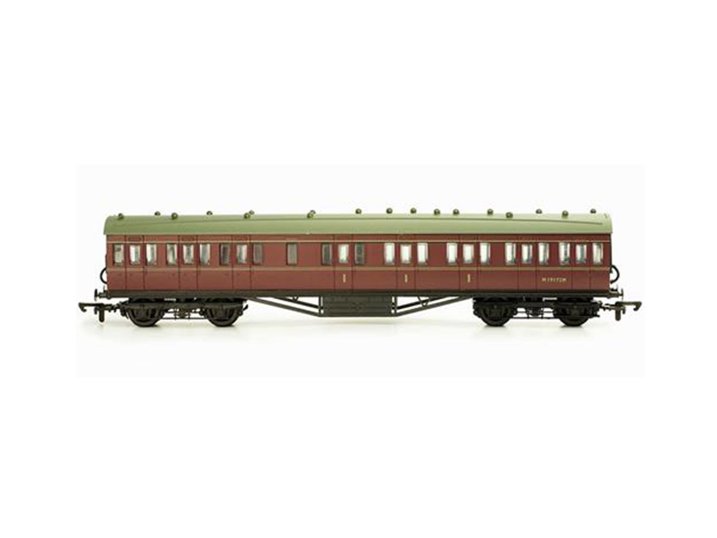 Dapol 57ft Stanier Non Corridor Composite BR Lined Maroon M19192M DA4P-010-151