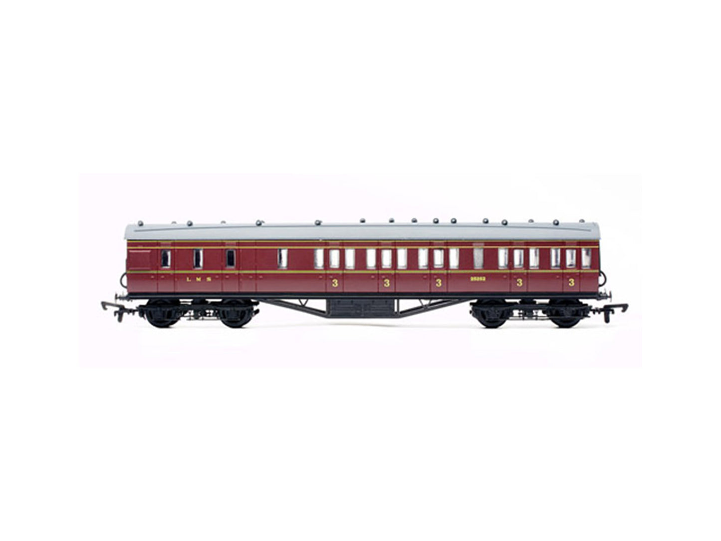 Dapol 57ft Stanier Non Corridor Brake LMS Lined Maroon 25260 DA4P-010-251