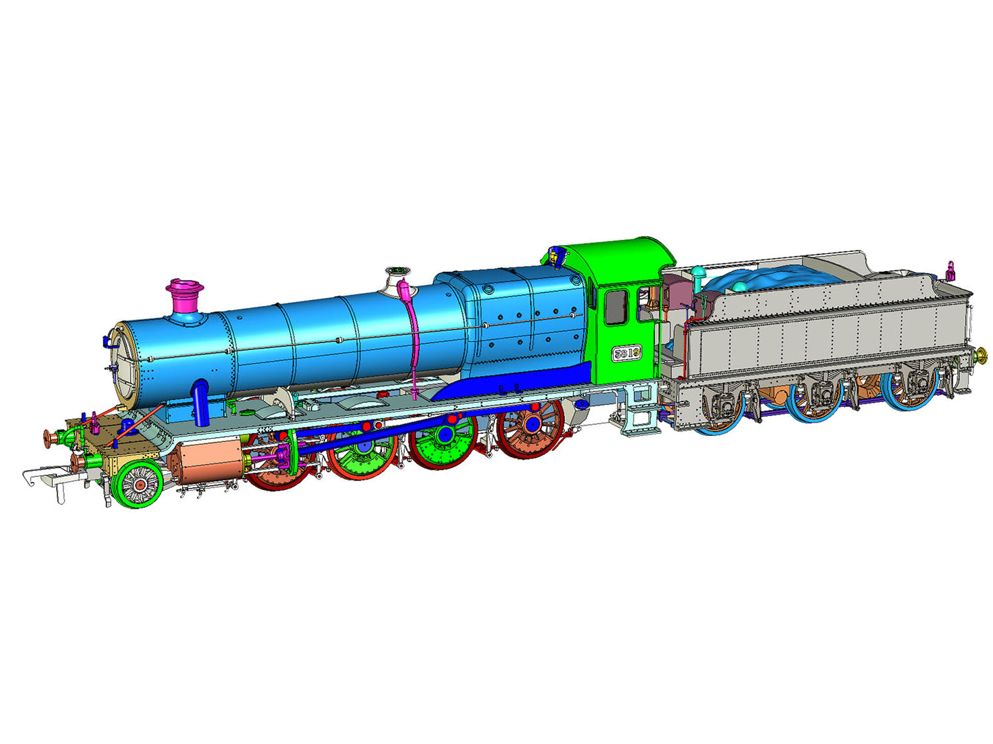 Dapol 28xx/2884 3819 GWR Green (DCC-Fitted) OO Gauge 4S-009-005D