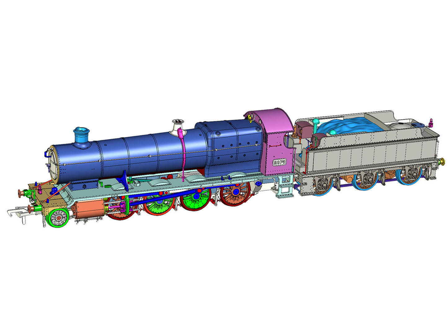 Dapol 28xx/2884 3850 GWR Black (DCC-Sound) DA4S-009-008S OO Gauge