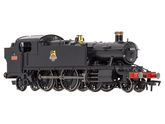 Dapol Large Prairie 2-6-2 6153 BR Early Black DCC-Fitted DA4S-041-013D OO Gauge