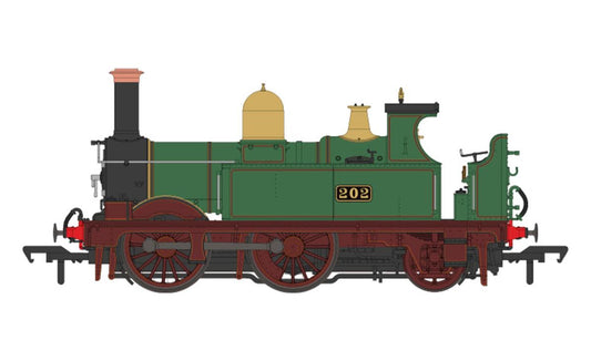 Dapol 0-4-2 517 Class GW Lined Green Red Frames 539 OO Gauge 4S-517-001