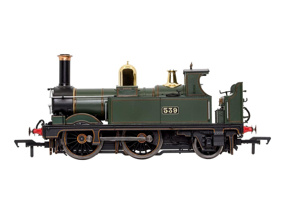 Dapol 0-4-2 517 Class Lined GW Green Black Frames 539 DA4S-517-006 OO Gauge