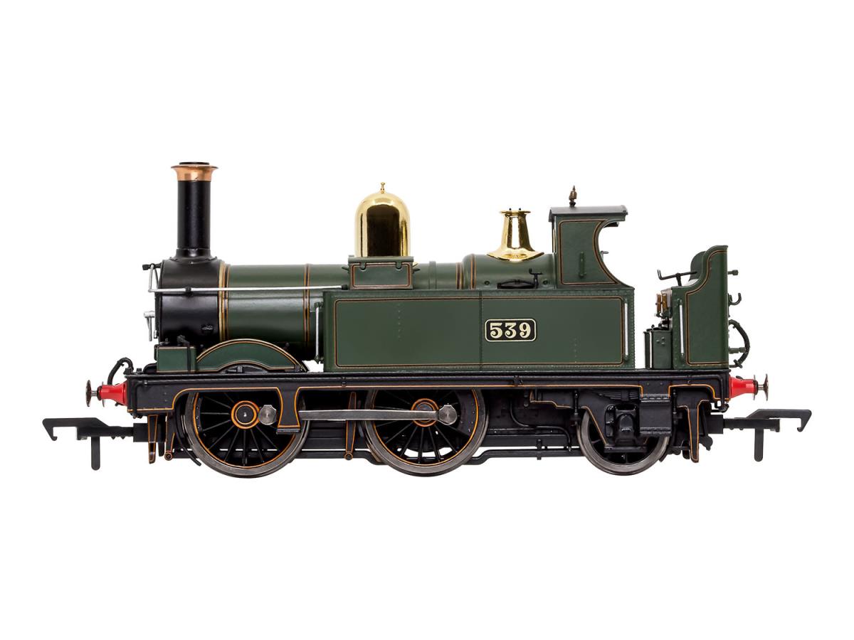 Dapol 0-4-2 517 Class Lined GW Green Black Frames 539 DA4S-517-006 OO Gauge
