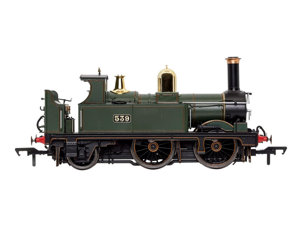 Dapol 0-4-2 517 Class Lined GW Green Black Frames 539(DCC-Sound) DA4S-517-006S