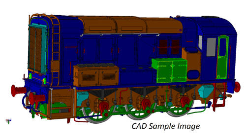 Dapol Class 08 891 Freightliner (DCC-Sound) DA7D-008-016D O Gauge