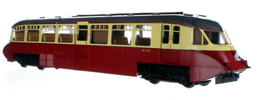 Dapol 7D-011-005  Streamlined Diesel Railcar W8W BR Carmine/Cream O Gauge