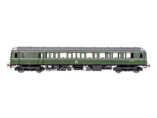 Dapol Class 122 55018 BR Green w/Speed Whiskers (DCC-Fitted) DA7D-015-006D O Gauge