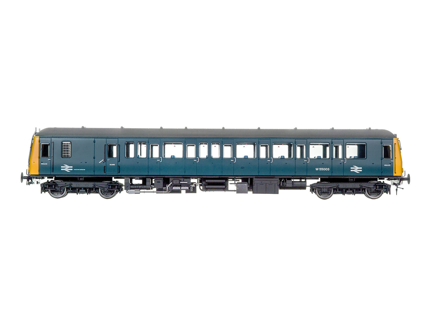 Dapol Class 122 55003 BR Blue (DCC-Fitted) DA7D-015-010D O Gauge