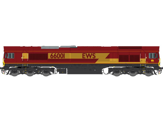 Dapol 7D-066-001S Class 66 001 EWS (DCC-Sound) O Gauge