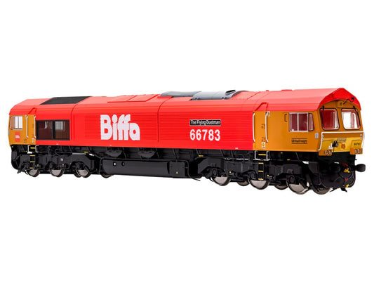 Dapol 7D-066-006DS Deluxe Class 66 783 Flying Dustman GBRf Biffa DCC-Sound O Ga.