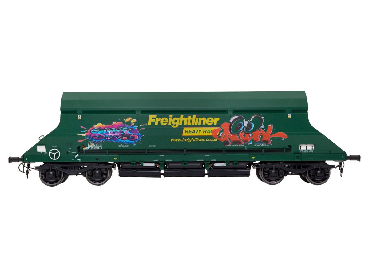 Dapol HIA Hopper Freightliner Heavy Haul Green 369008 Graffiti DA7F-026-001G1