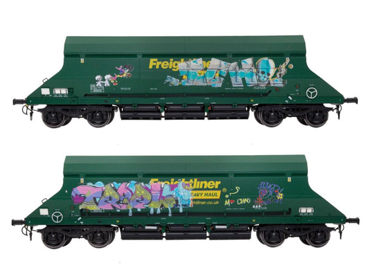 Dapol HIA Hopper Freightliner Heavy Haul Green 369022 Graffiti DA7F-026-002G1