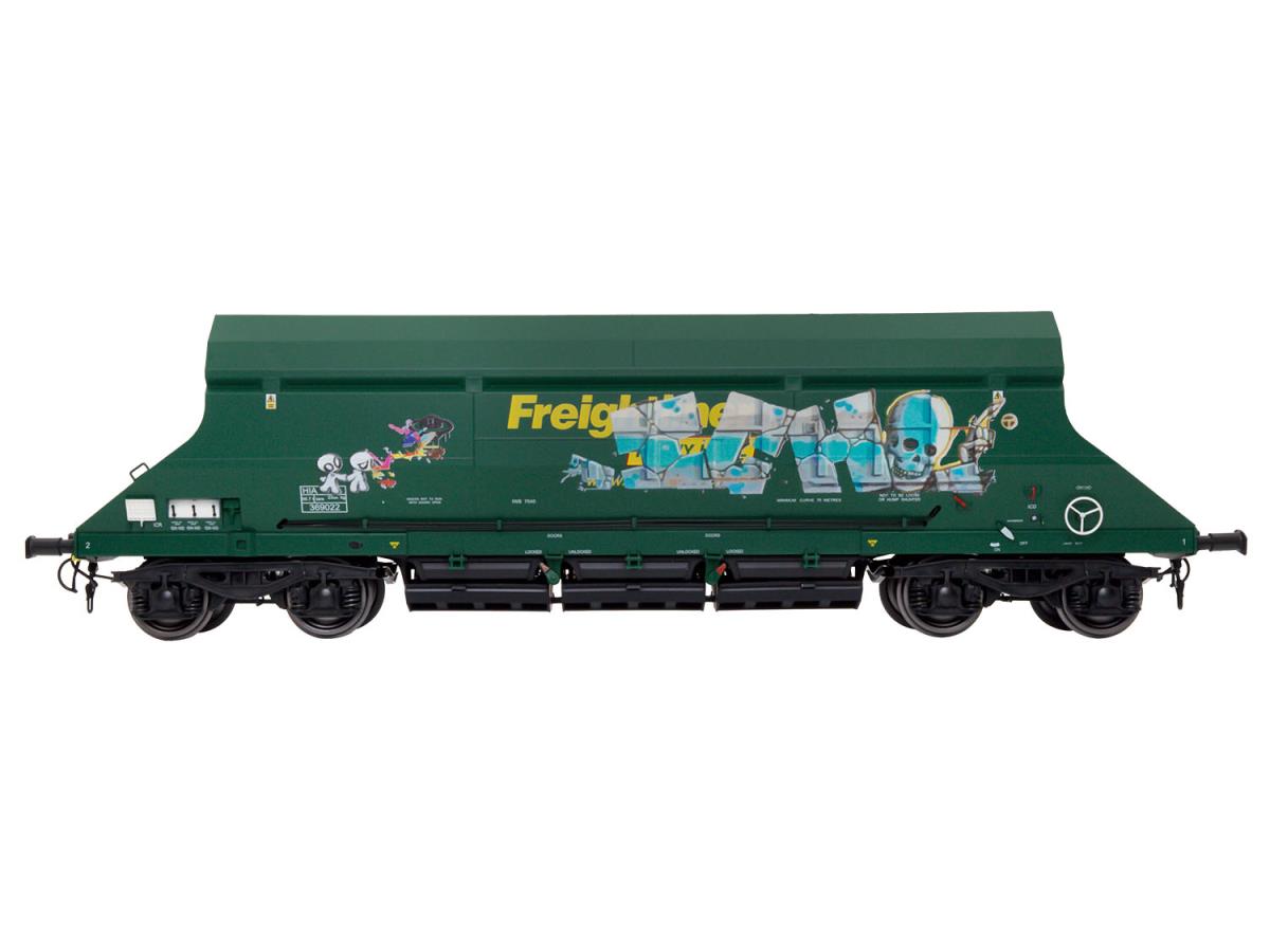 Dapol HIA Hopper Freightliner Heavy Haul Green 369022 Graffiti DA7F-026-002G1