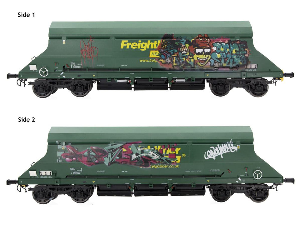 Dapol HIA Hopper Freightliner Heavy Haul Green 369022 Graffiti DA7F-026-002G