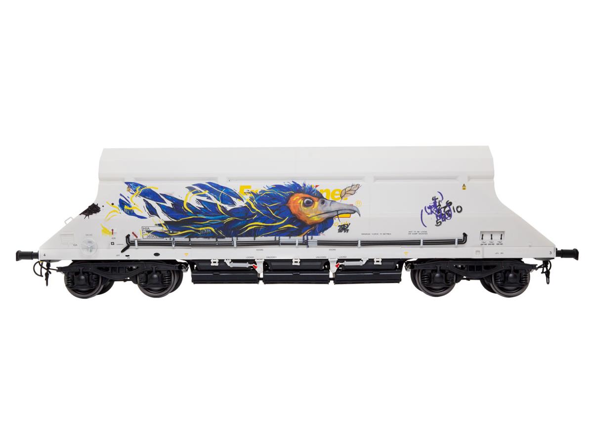 Dapol HIA Hopper Freightliner Heavy Haul White 369027 Graffiti DA7F-026-003G1
