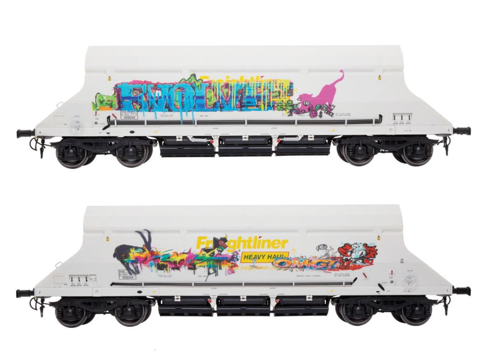 Dapol HIA Hopper Freightliner Heavy Haul White 369044 Graffiti DA7F-026-004G1