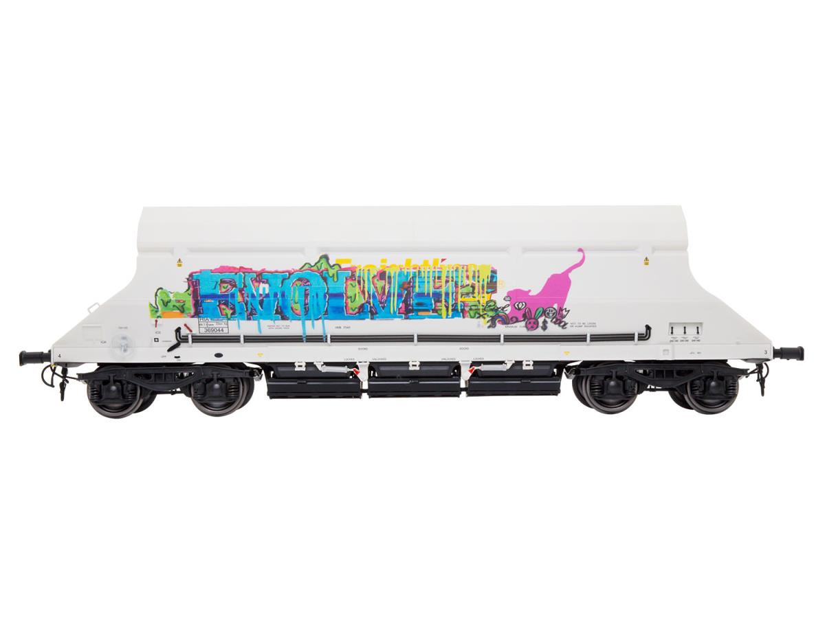 Dapol HIA Hopper Freightliner Heavy Haul White 369044 Graffiti DA7F-026-004G1