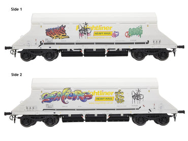 Dapol HIA Hopper Freightliner Heavy Haul White 369044 Graffiti DA7F-026-004G