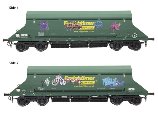 Dapol HIA Hopper Freightliner Heavy Haul Green 369002 Graffiti DA7F-026-005G