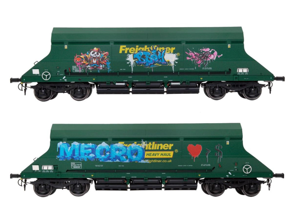 Dapol HIA Hopper Freightliner Heavy Haul Green 369020 Graffiti DA7F-026-006G1