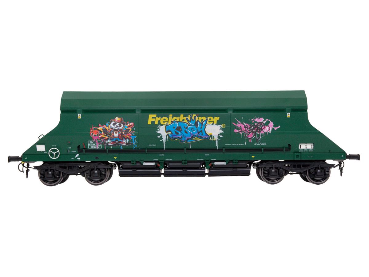 Dapol HIA Hopper Freightliner Heavy Haul Green 369020 Graffiti DA7F-026-006G1