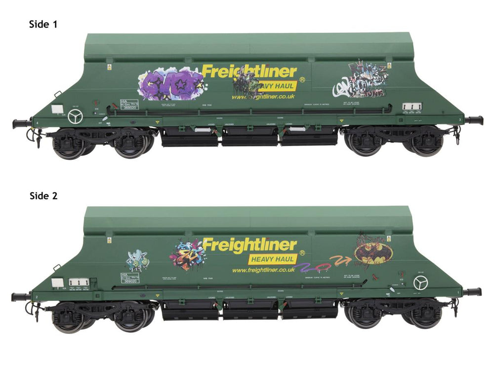 Dapol HIA Hopper Freightliner Heavy Haul Green 369020 Graffiti DA7F-026-006G
