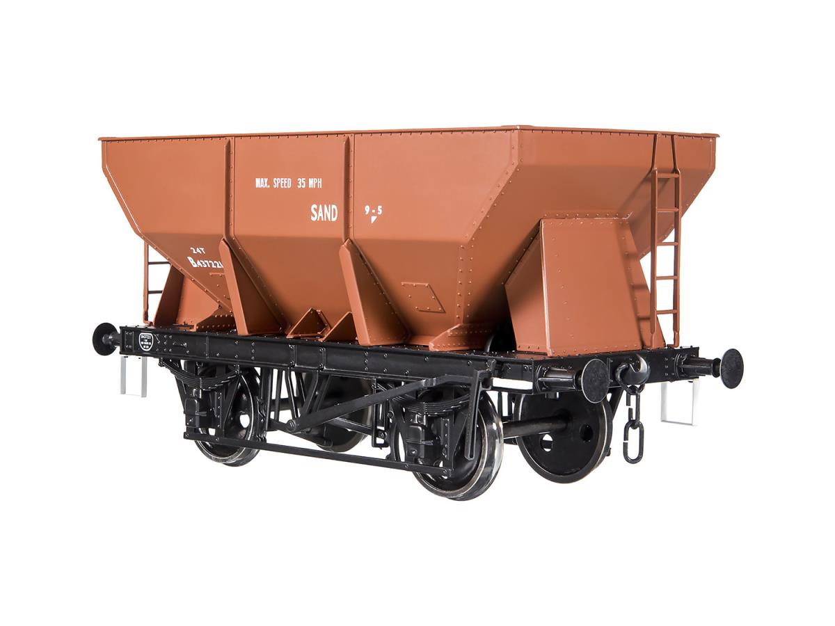 Dapol 24t Steel Hopper Bauxite B437221 Sand Max Speed 35 O Gauge 7F-033-004