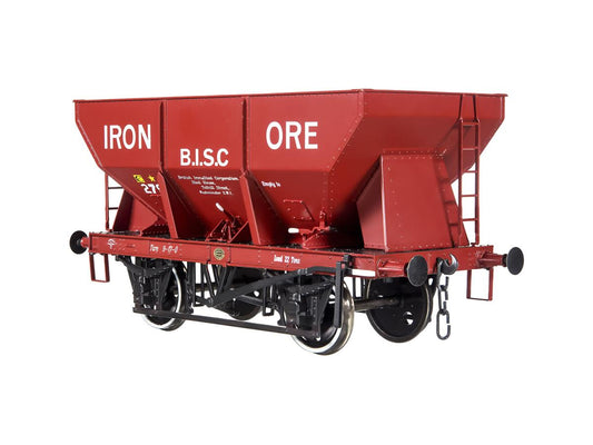 Dapol 24t Steel Hopper Red Oxide 279 Iron Ore BISC O Gauge 7F-033-006