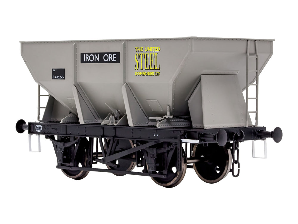 Dapol 24t Steel Hopper United Steel BR Grey B436275 DA7F-033-008 O Gauge