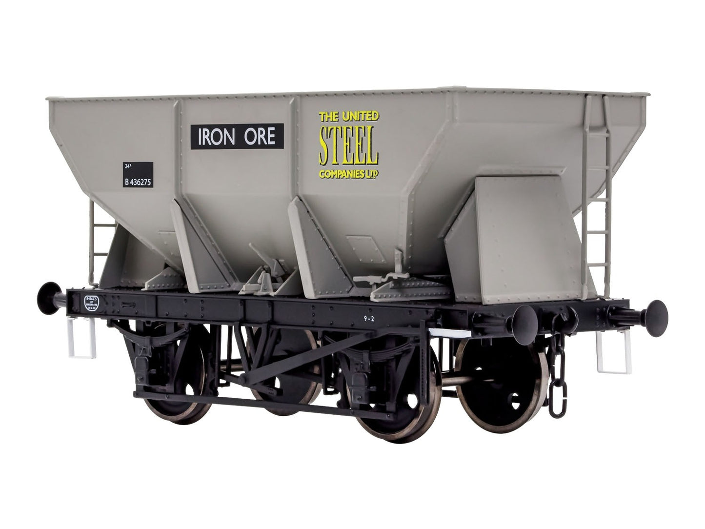 Dapol 24t Steel Hopper United Steel BR Grey B436275 DA7F-033-008 O Gauge