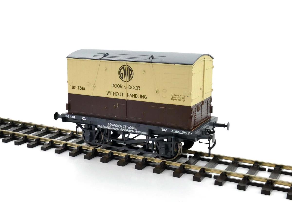 Dapol Conflat GWR & 3 Door Container BC-1386 DA7F-037-018 O Gauge