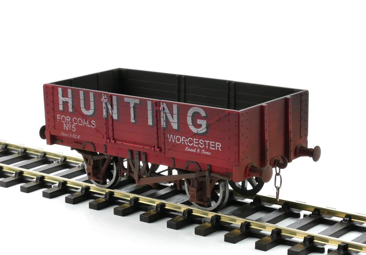 Dapol 5 Plank Wagon Hunting 5 Weathered O Gauge 7F-051-040W