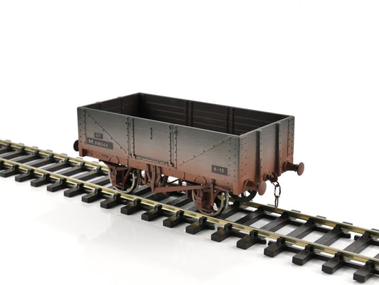 Dapol 5 Plank Wagon BR M318242 Weathered O Gauge 7F-051-057W