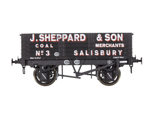 Dapol 5 Plank Wagon 9' Wheelbase J Sheppard No.3 O Gauge DA7F-052-010