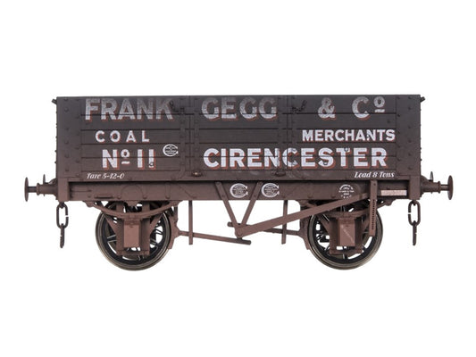 Dapol 5 Plank Wagon 9' Wheelbase Frank Gegg 11 Weathered O Gauge DA7F-052-011W